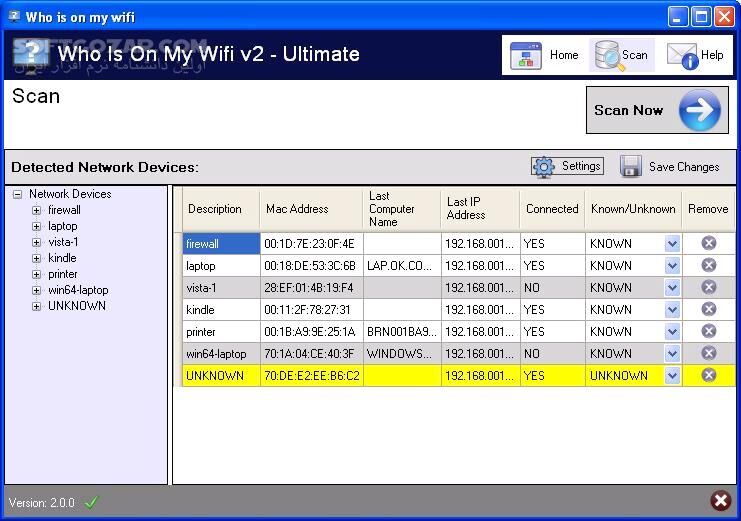 دانلود Who Is On My WiFi  2.0.9 + Free 4.0.5 - دانلود هو ایز مای وای فای نظارت بر شبکه وایرلس برنامه وایرلس من کو - سافت گذر