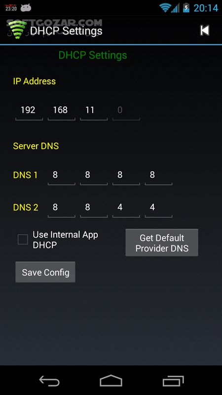 دانلود WiFi Tether Router 6.3.5 for Android +4.0.2 - دانلود وای فای هات اسپات برای اندروید - سافت گذر