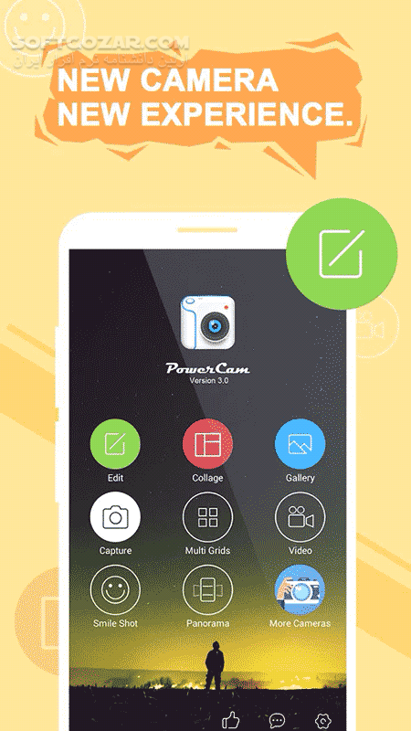 دانلود Wondershare PowerCam 3.1.7.170419 / HD 3.1.4.160718 for Android +2.3 - دانلود عکس برداری، ویرایش، افکت، بر روی تصاویر برای اندروید - سافت گذر