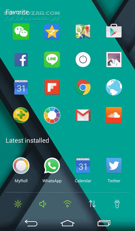 دانلود ZEN Launcher 2.0.0 + Notification 1.6 for Android +4.1 - دانلود لانچر ساده و زیبا برای اندروید - سافت گذر