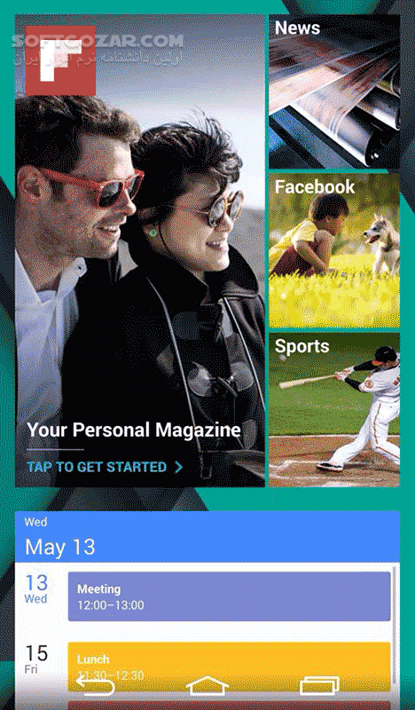 دانلود ZEN Launcher 2.0.0 + Notification 1.6 for Android +4.1 - دانلود لانچر ساده و زیبا برای اندروید - سافت گذر