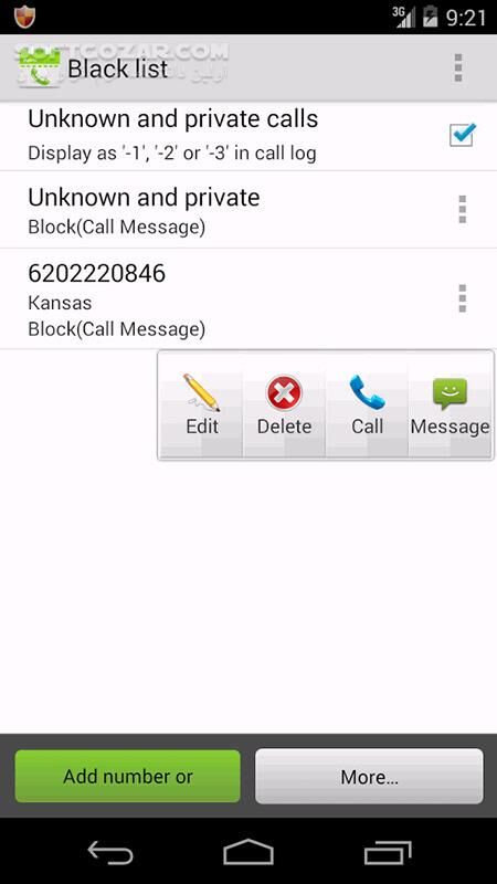 دانلود aFirewall call and sms blocker 5.0.7 for Android +4.4 - دانلود فایروال پیام کوتاه و تماس برای اندروید - سافت گذر