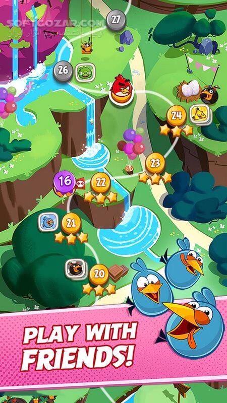 دانلود Angry Birds Blast 2.8.4 For Android +6.0 - دانلود Angry Birds Blast برای اندروید - سافت گذر