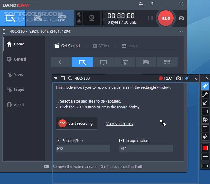 دانلود Bandicam 8.3.0.2533 - دانلود بندی کم - سافت گذر