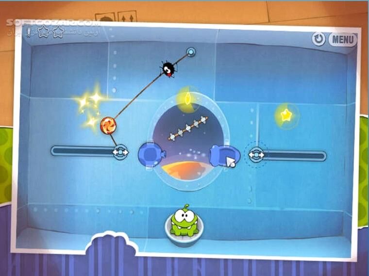 دانلود Cut The Rope 1.0.0.30 - دانلود بازی بریدن طناب - سافت گذر