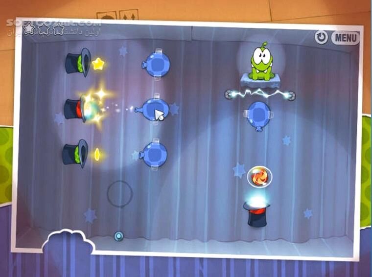 دانلود Cut The Rope 1.0.0.30 - دانلود بازی بریدن طناب - سافت گذر