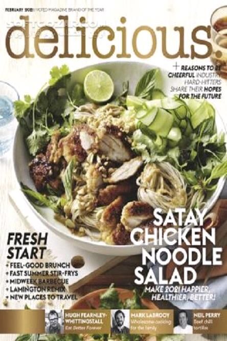 دانلود مجله تخصصی دستور پخت انواع غذاهای خارجی - دانلود کتاب مجله delicious Australia فوریه 2021 - سافت گذر