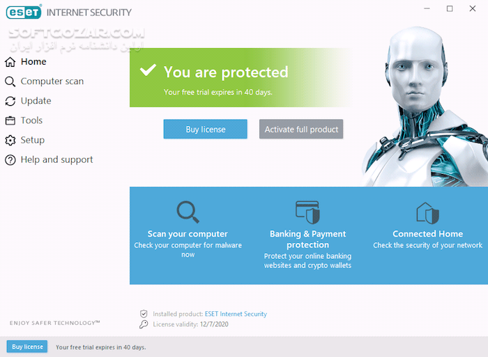 دانلود ESET NOD32 Antivirus / ESET Internet Security / ESET Smart Security Premium 19.0.14.0 - دانلود ایست نود 32 - سافت گذر