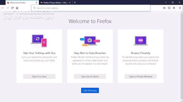 دانلود Mozilla Firefox 147.0.2 Win/Mac/Linux + Farsi - دانلود فایرفاکس مرورگر اینترنتی - سافت گذر