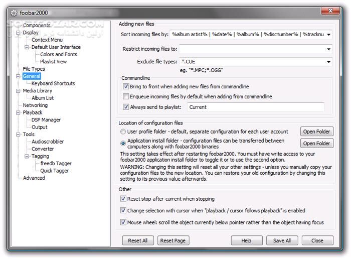 دانلود foobar2000 2.25.6 - دانلود پلیر صوتی - سافت گذر
