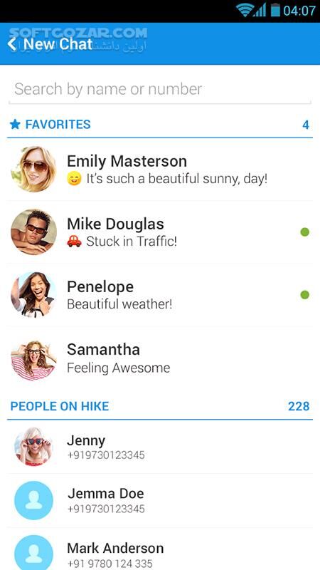 دانلود Hike messenger 6.3.40 for Android +4.0 - دانلود مسنجر هایک برای اندروید - سافت گذر