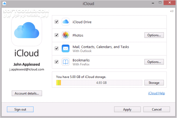 دانلود iCloud 7.18.0.22 - دانلود آی کلاود - سافت گذر