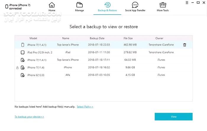 دانلود Tenorshare iCareFone 9.0.2.6 / macOS - دانلود آیکرفون - سافت گذر