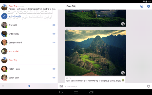دانلود imo 2025.12.1011 for Android +5.0 - دانلود برنامه رایگان تماس های تصویری و صوتی به همراه چت برای اندروید برای اندروید - سافت گذر