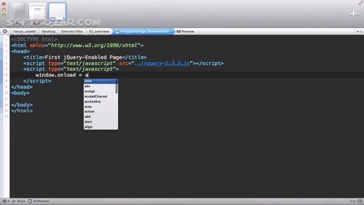 دانلود فیلم‌های آموزش فارسی جی‌کوئری jQuery - دانلود آموزش جی کوئری - سافت گذر