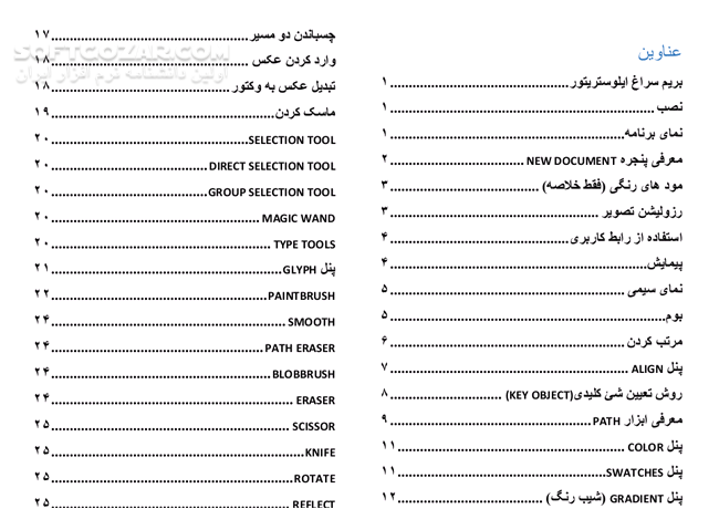 دانلود کتاب سورس باز ایلوستریتور - دانلود کتاب آموزش ایلوستریتور - سافت گذر