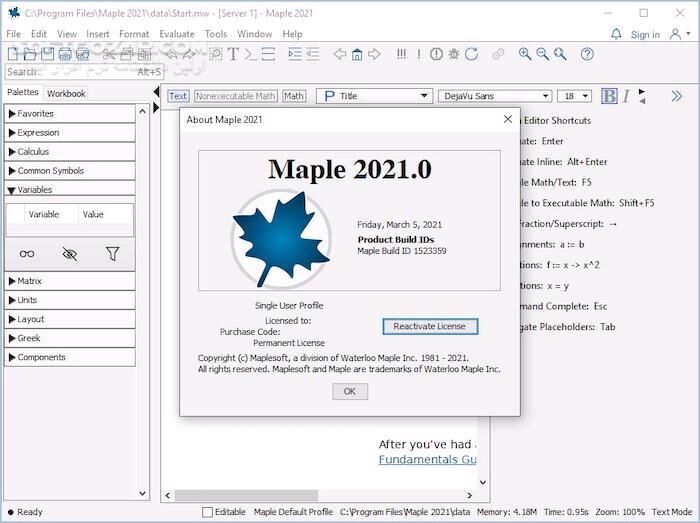 دانلود Maplesoft Maple 2025.2 / 2022.2 / 2021.2 / 2019 / 2018 Mac / 2019 Linux - دانلود میپل - سافت گذر