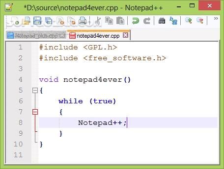 دانلود Notepad++ 8.9.1 + Portable - دانلود ویرایشگر متن نوت پد پلاس پلاس - سافت گذر