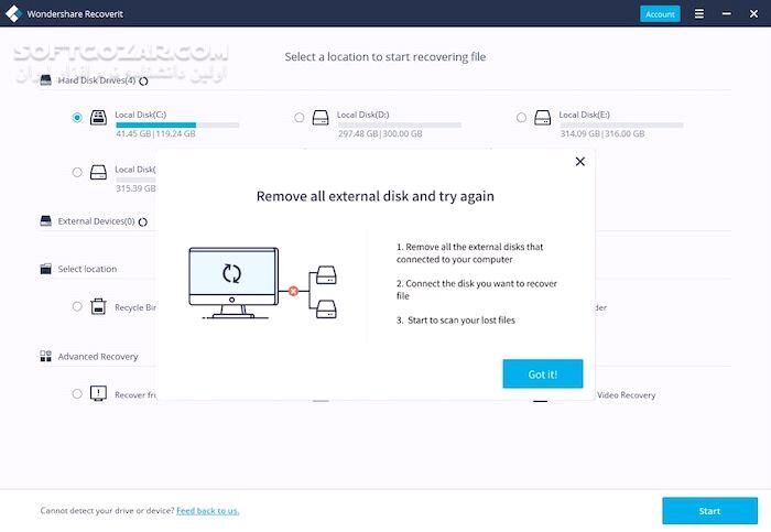 دانلود Wondershare Recoverit 14.0.15.25 / macOS - دانلود واندرشر ریکاوریت - سافت گذر