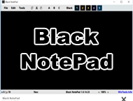 دانلود Black NotePad 2.3.0.26