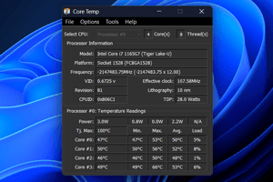 دانلود Core Temp 1.19.5.69