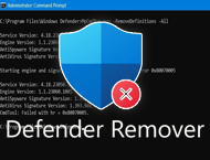 دانلود Defender Remover 12.8.4